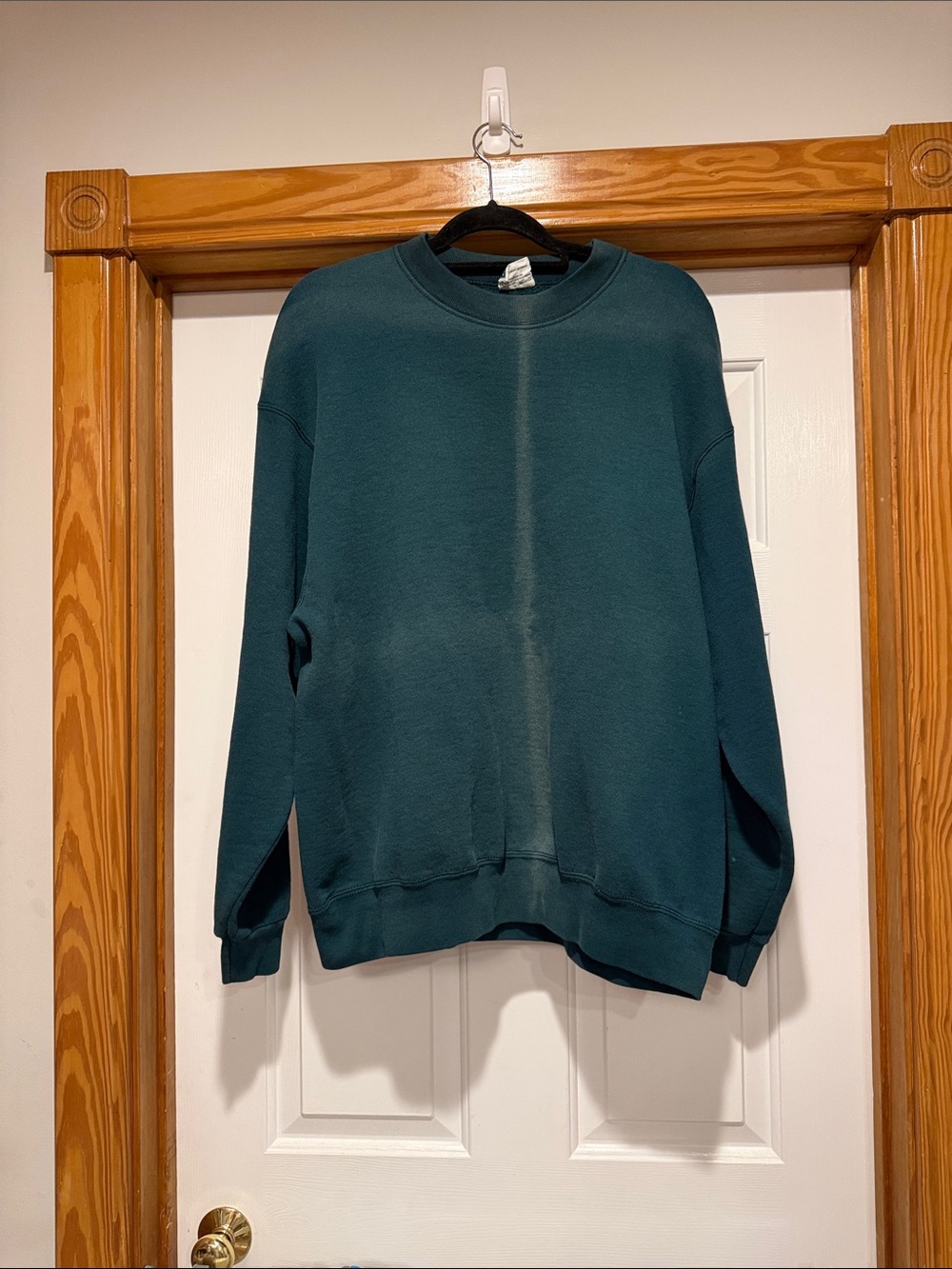 Prospirit Men's Crewneck Sweatshirt in Deep Teal